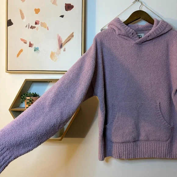 UGG Plush Hoodie size large - Picture 3 of 5